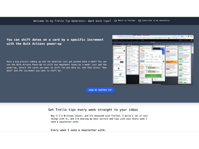 Trello Tip Generator logo